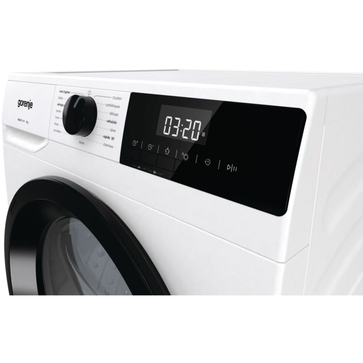 Sèche linge pompe à chaleur GORENJE DHNE82 8kg - Soin quotidien & Anti-froissage