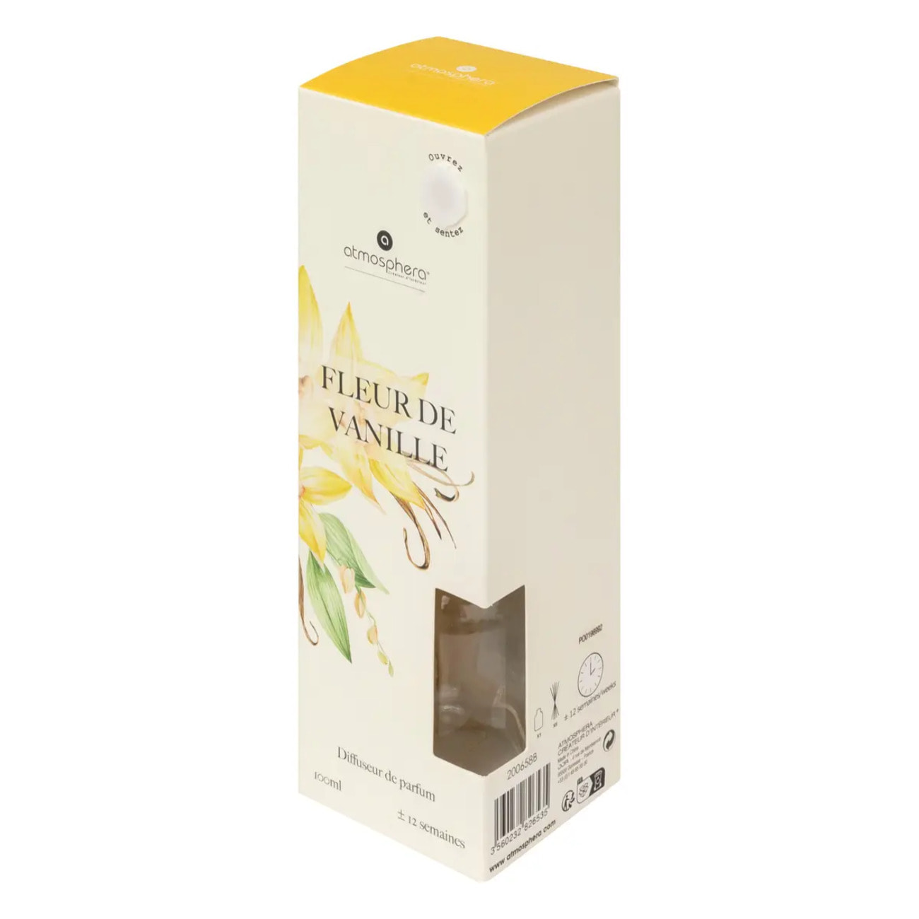 Diffuseur de parfum Oudy 100ml verre vanille