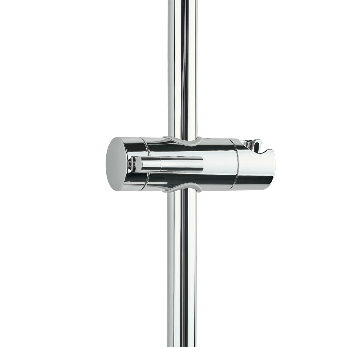 Colonne bain/douche avec douchette 3 jets, Mitigeur thermostatique, Barre réglable en hauteur Blanc/Chrome