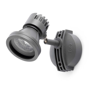 PROJECT 73 Lámpara proyector aplique gris