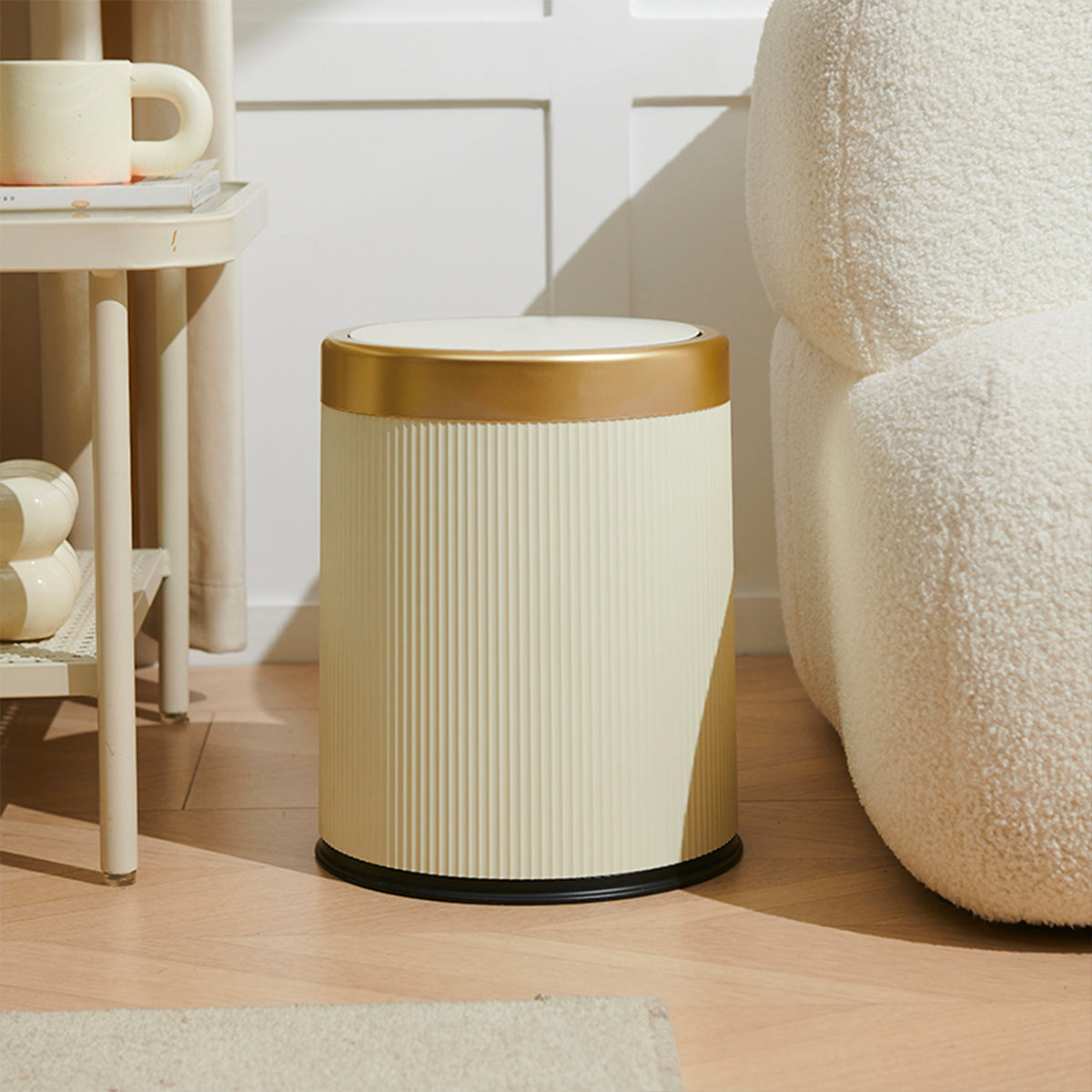 Poubelle de salle de bain push GLINT 8L
