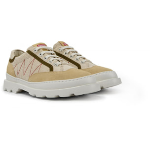 CAMPER Brutus - Zapatos de cordones Beige Mujer