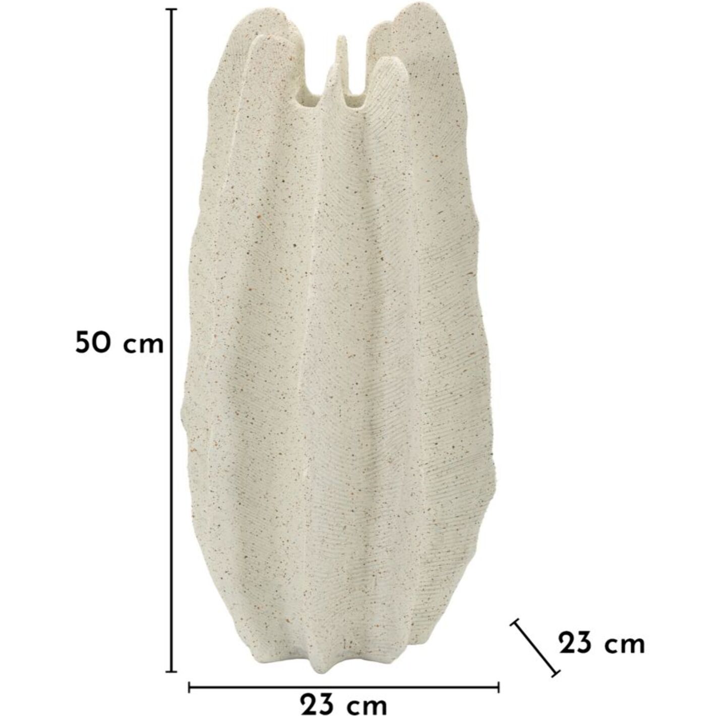 VASO RESINA ESTER CM Ø 23X50 (APERTURA CM Ø 8)