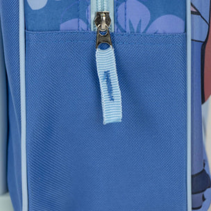 Mochila infantil trolley 3d stitch, unisex niños, azul, pequeña