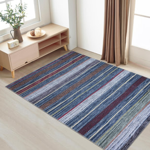Tapis kilim Voma, doux et soyeux motif Ethnique