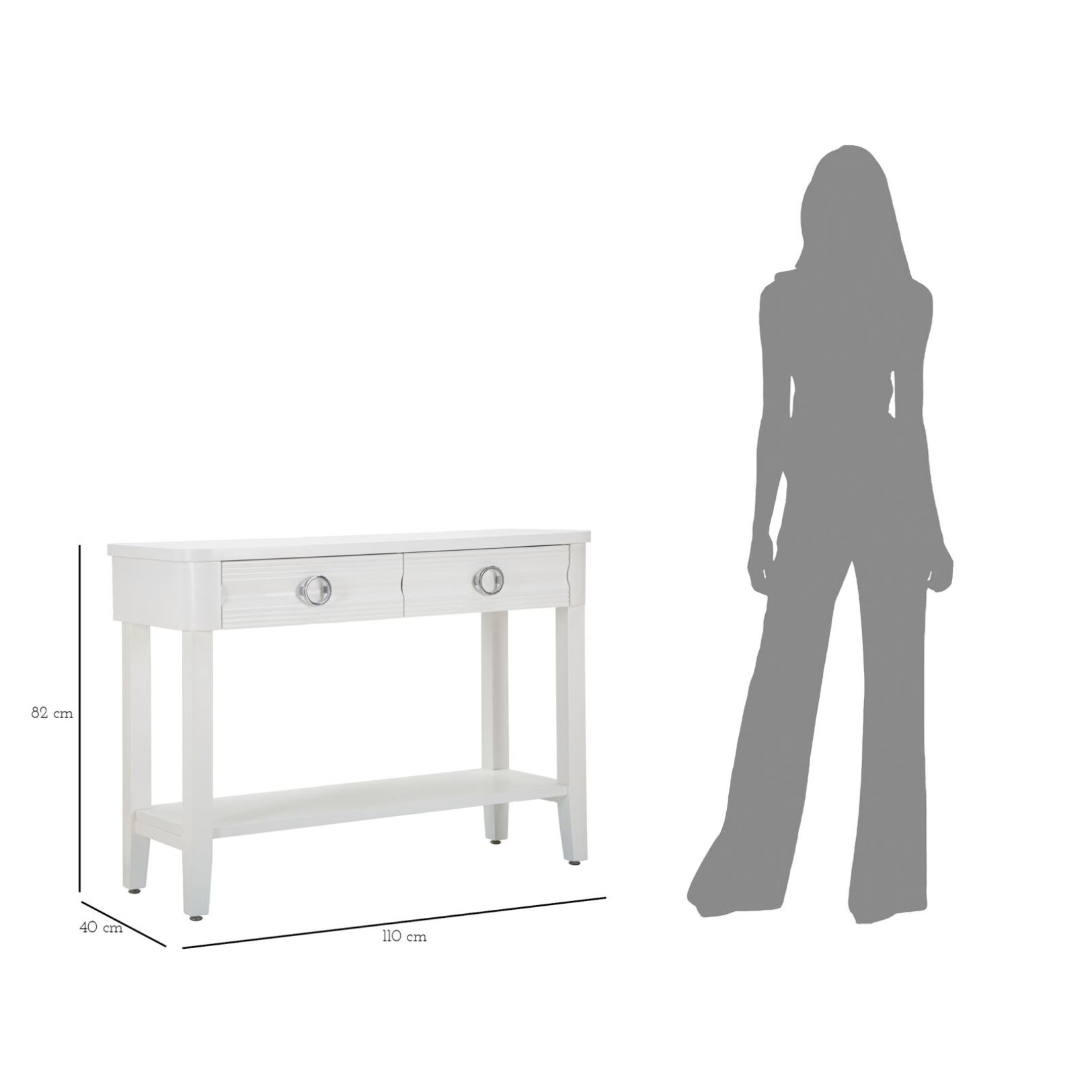 CONSOLE SHINE CM 110X40X82