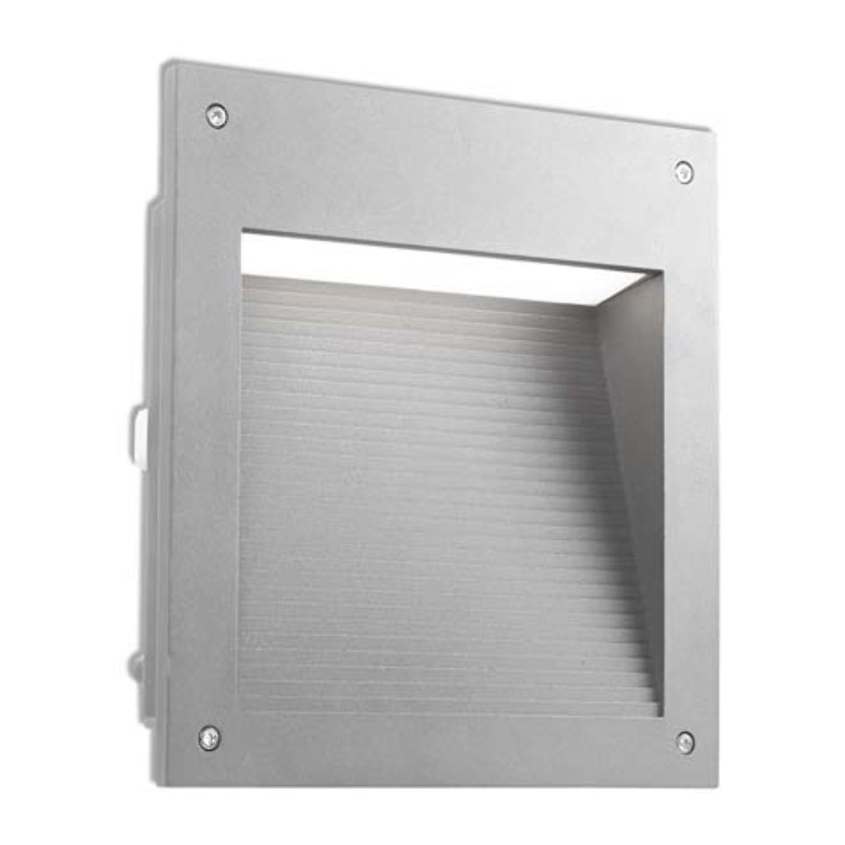 LEDS C4 Empotrable de Pared IP66 LED Square 22.5W Blanco Cálido - 3000K para Exterior para Entrada, Fachada