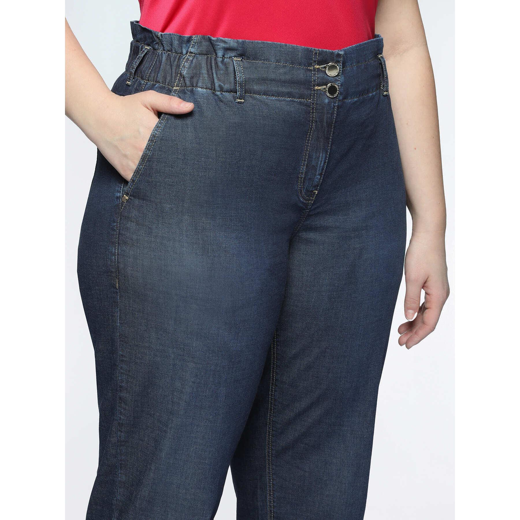 Fiorella Rubino - Jeans balloon dark blue - Blu