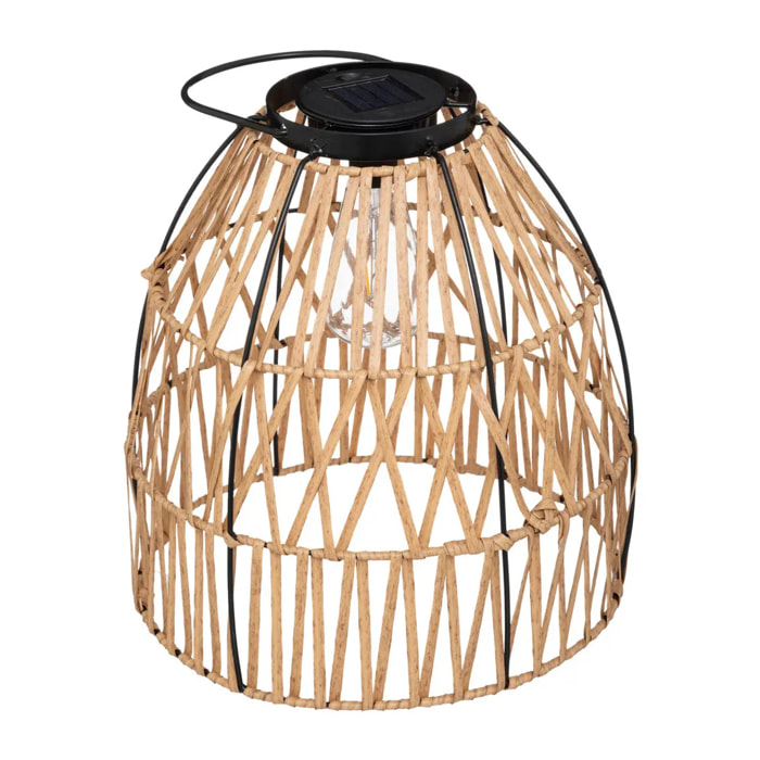 Lampe à poser d'extérieur "Esha" beige H32,5cm