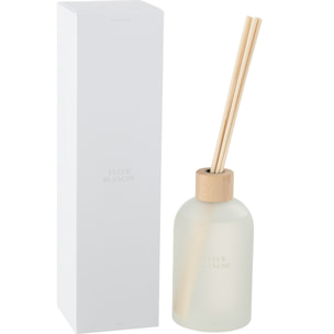 J-Line Bâtonnets parfumés Accords Essentiels - Fleur Blanche - blanc - 250ml