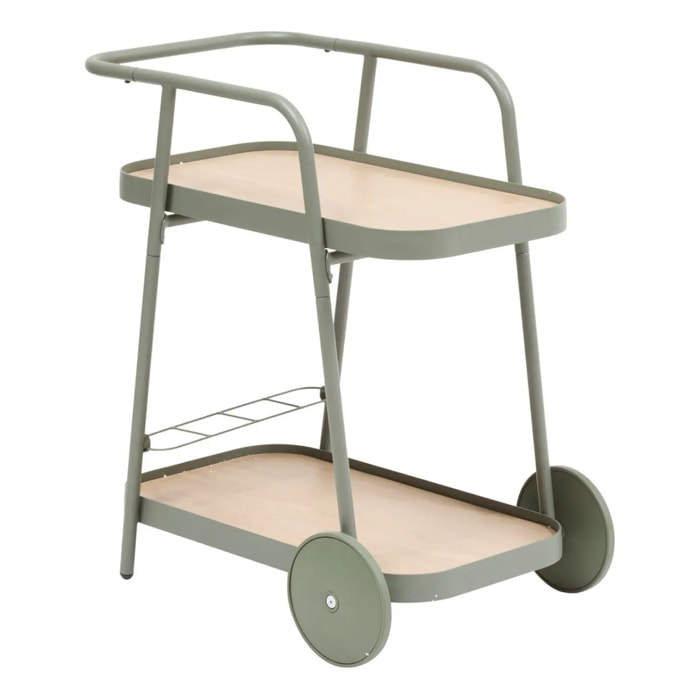 Desserte de jardin Easiness vert laurier 2 niveaux