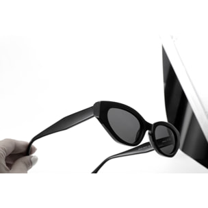 Gafas de sol OCEAN SANTA GIULIA - Negro brillante / Ahumada