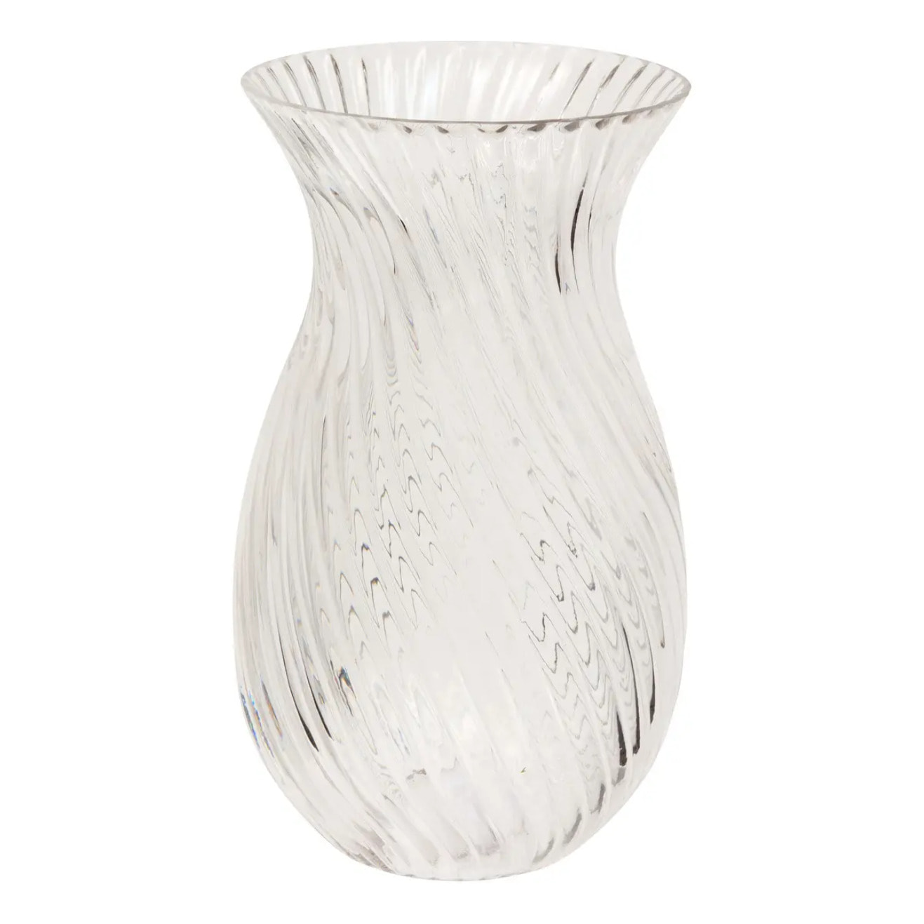 Vase Manel en Verre 17x17x29cm Transparent