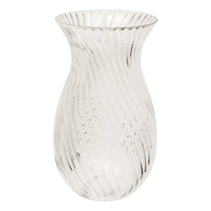 Vase Manel en Verre 17x17x29cm Transparent