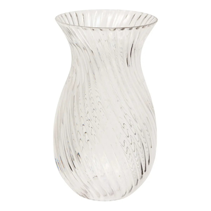 Vase Manel en Verre 17x17x29cm Transparent