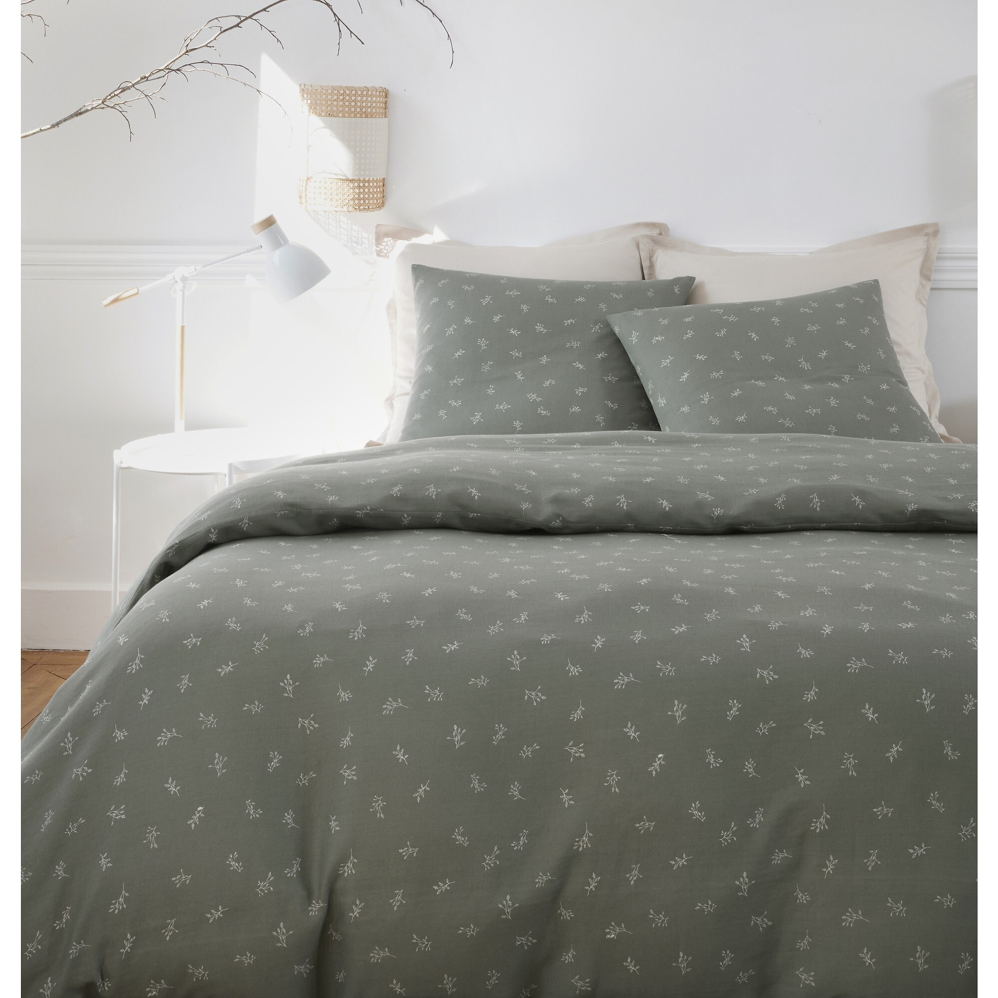 Parure housse de couette coton multicolore