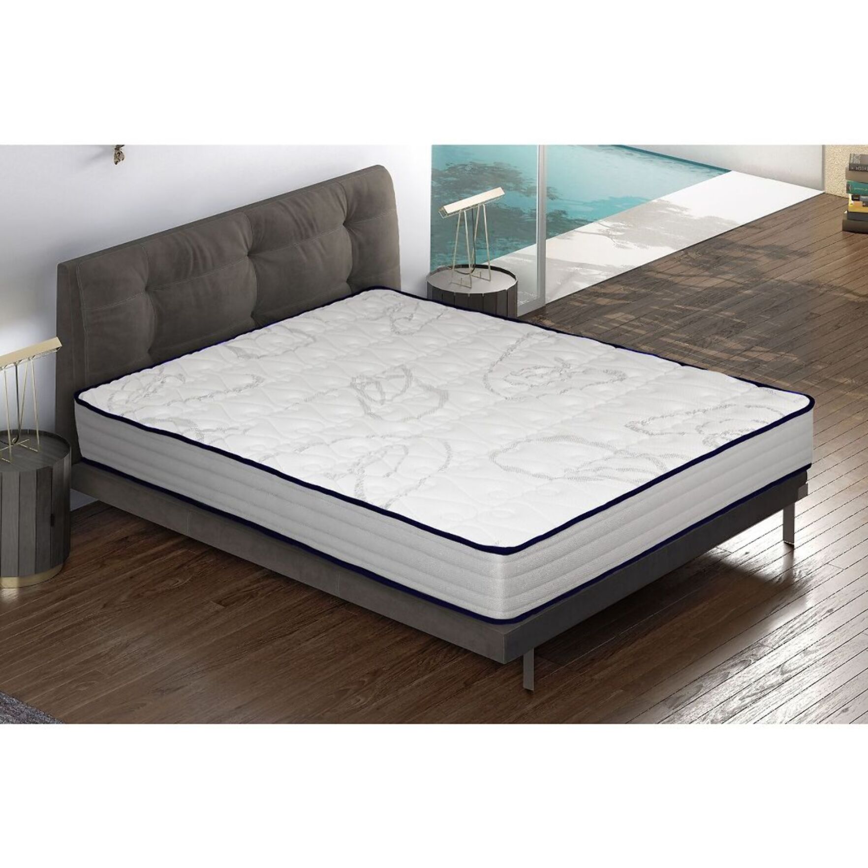 Matelas 2 personnes mousse conft -regis