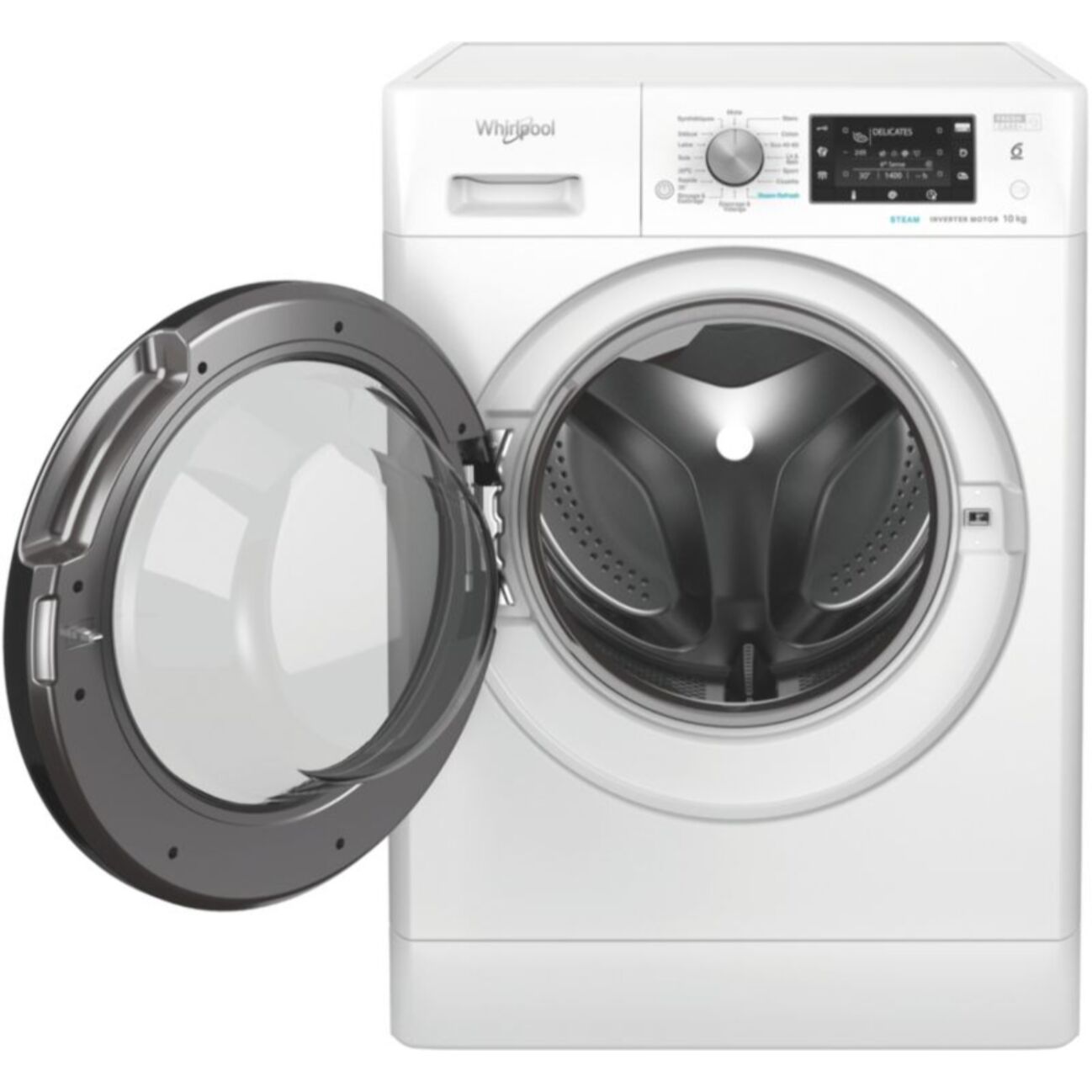 Lave linge hublot WHIRLPOOL FFDB10489BVFR - 10 kg - 1400 tr/min - Classe A - Moteur induction