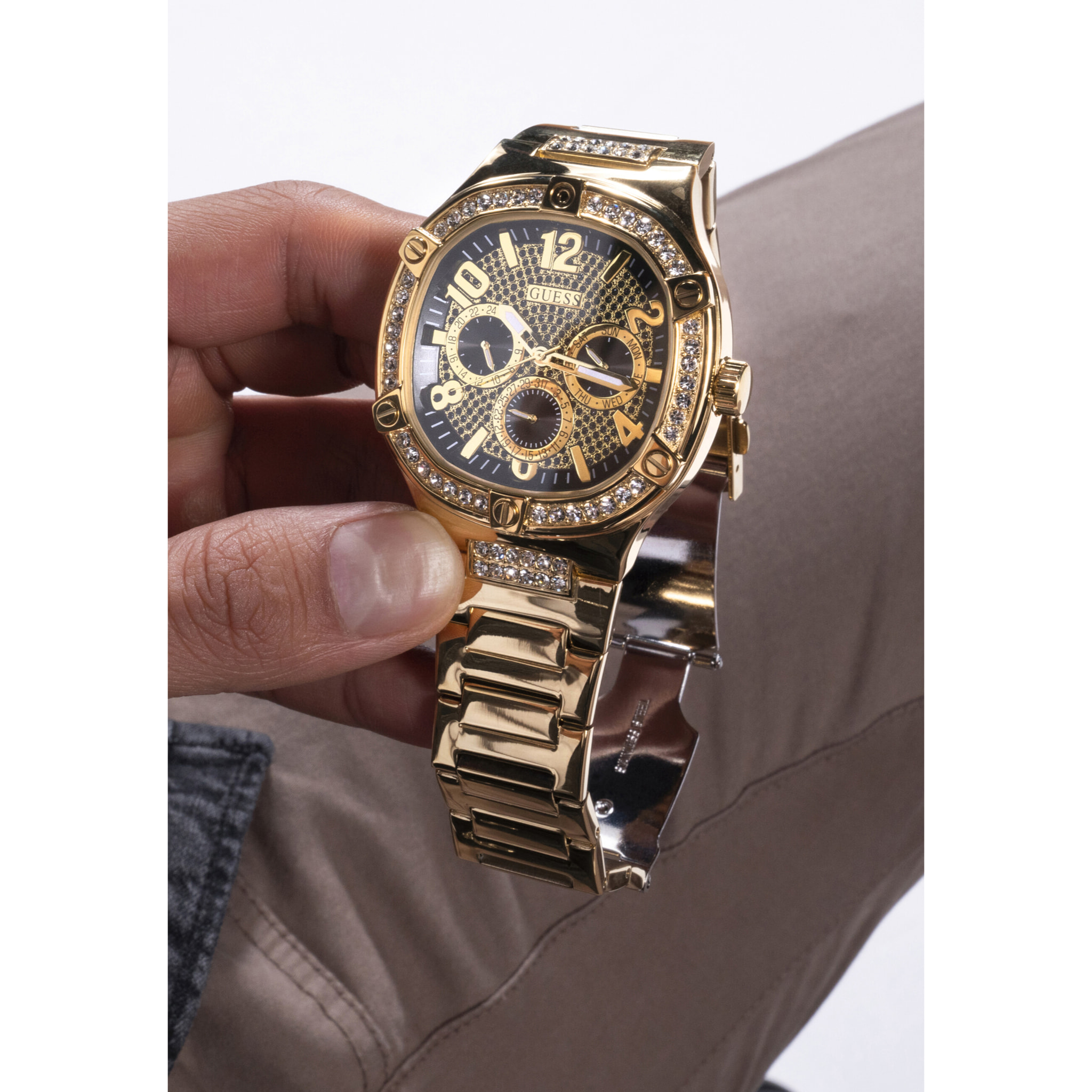 Guess Orologio Analogico Al Quarzo Duke
