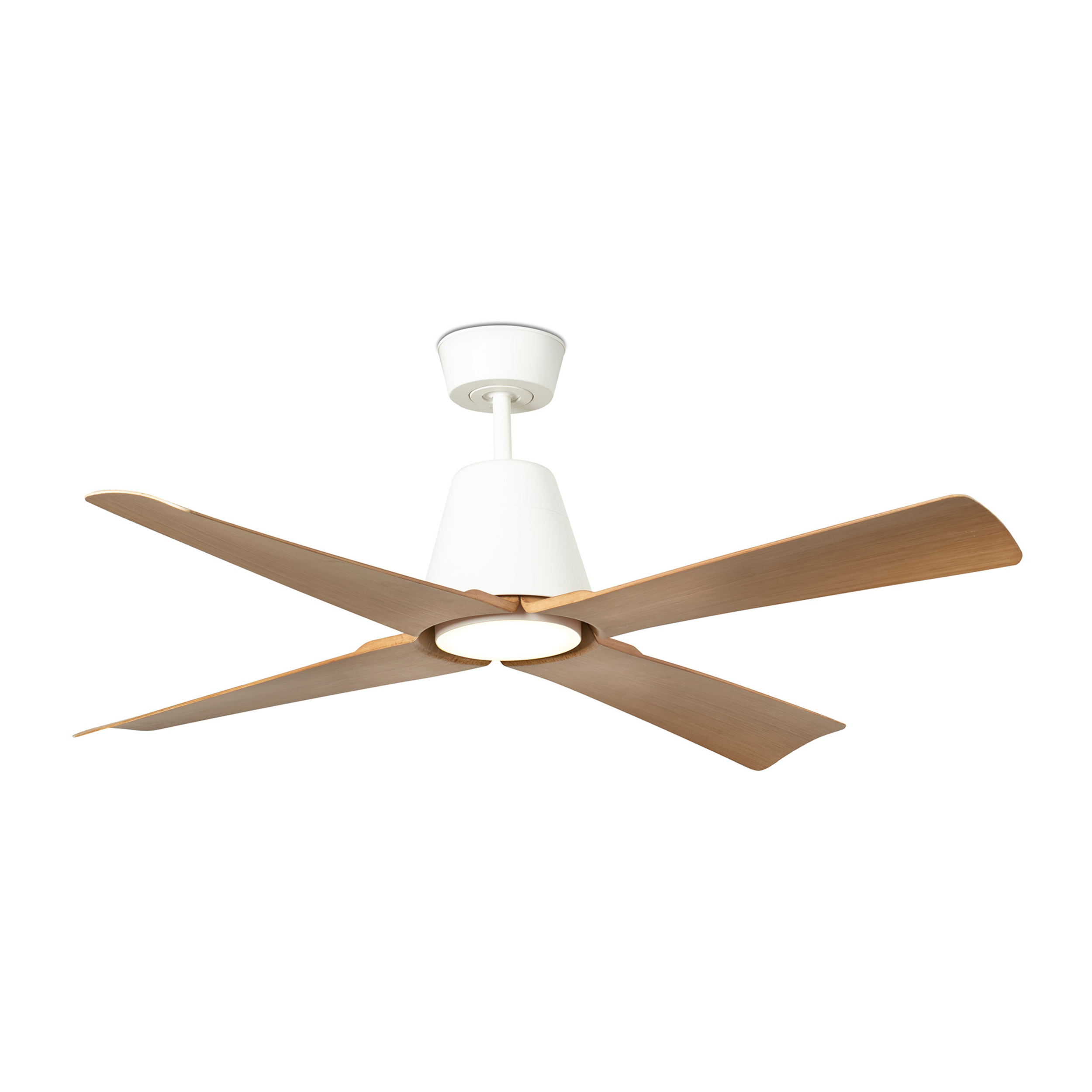 TYPHOON M LED LED Ventilador blanco/madera