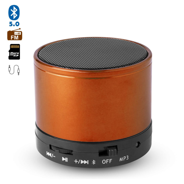 Altavoz compacto Martins Bluetooth 3.0 de 3W, con manos libres y radio FM.