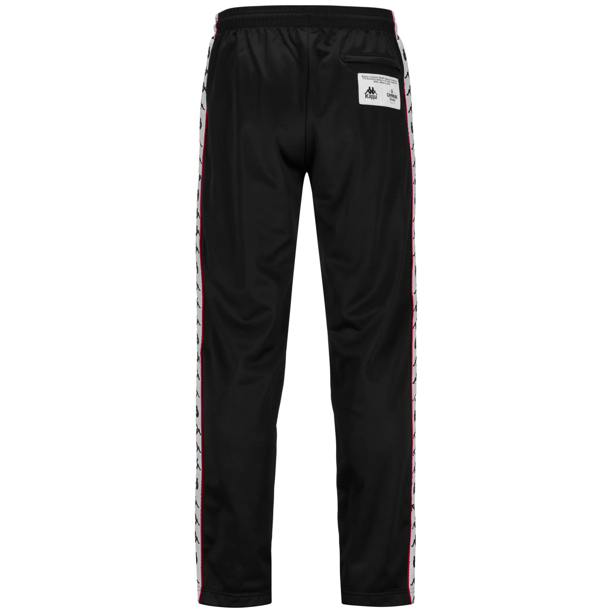 Kappa - Pantaloni Uomo Nero - Carl Campari Soda