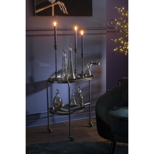 J-Line Set De Trois Chandelier Becca Aluminium Noir