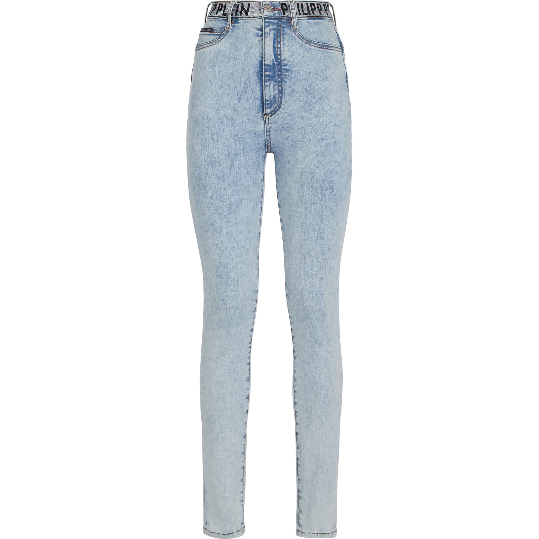 PHILIPP PLEIN Jegging de cintura alta