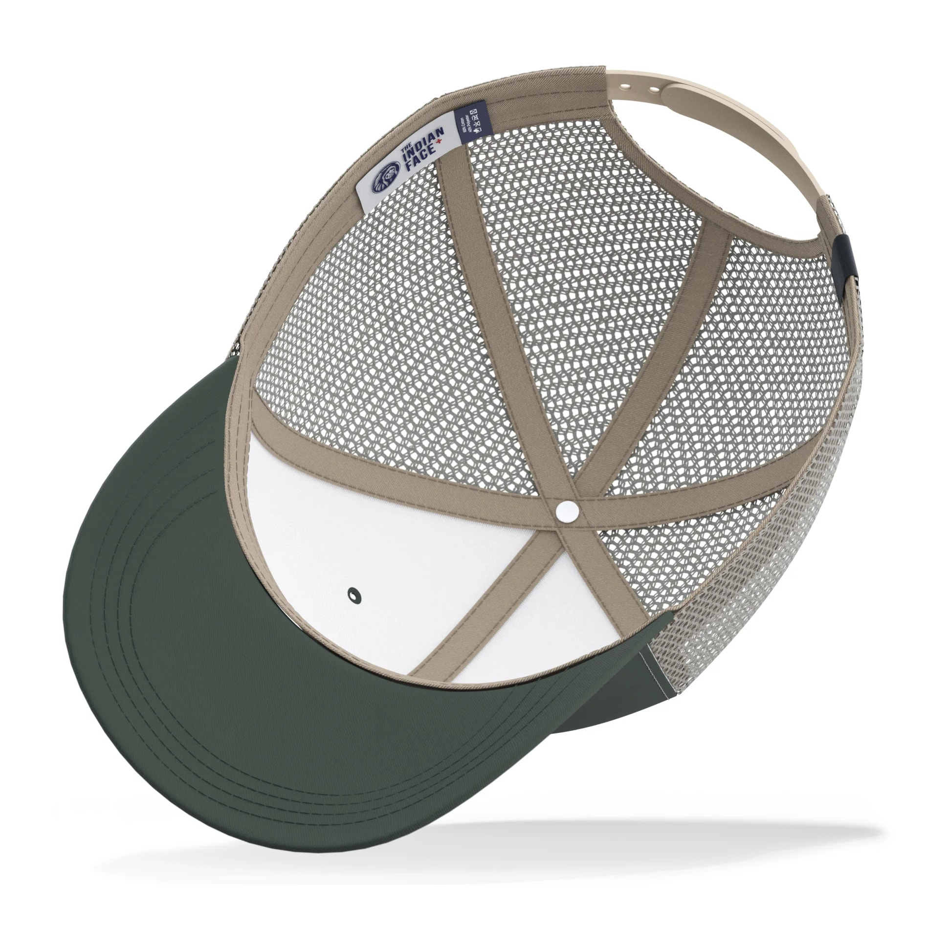 Gorras The Indian Face Born to be Free Green / Beige