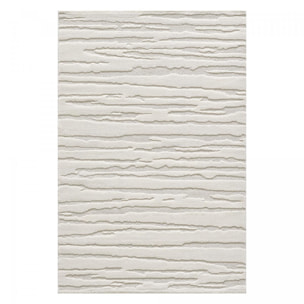 Tapis Tegi en relief avec motif simple et effet faux-uni