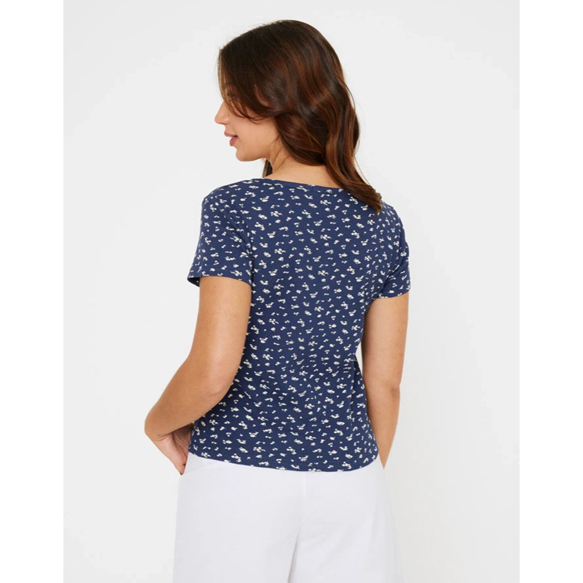 Camiseta Manga Corta Azul Marino - Yarima