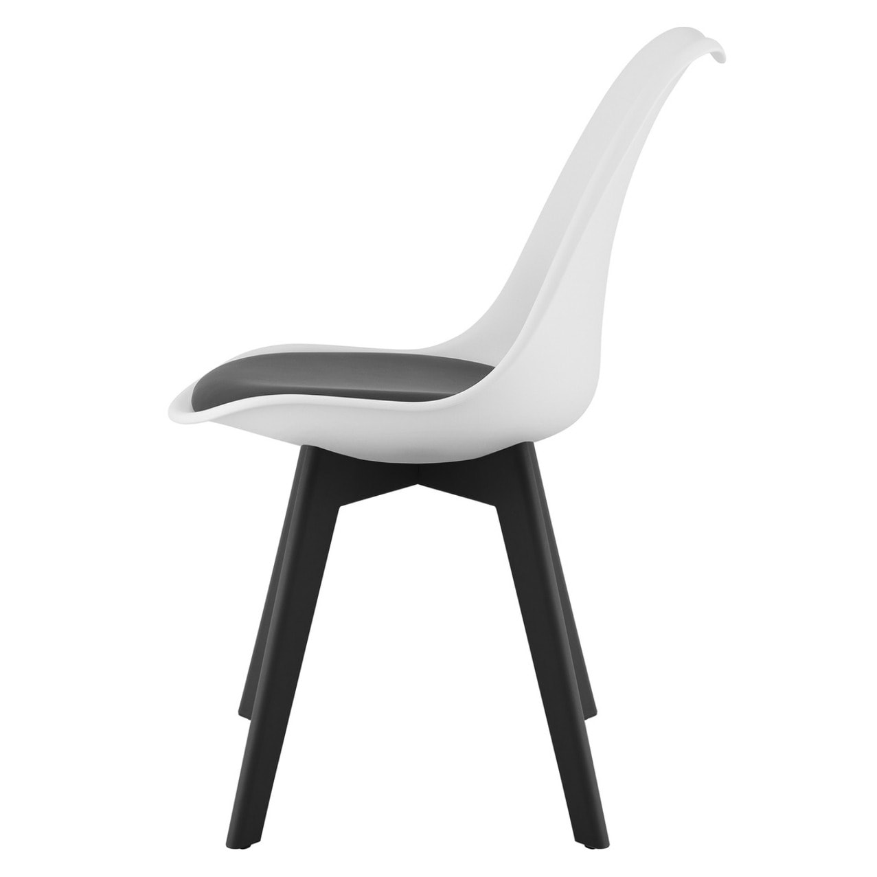Set di 2 sedie Mark bicolore con seduta ergonomica