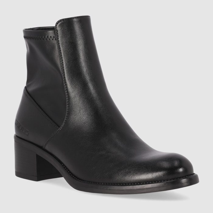 Botines - Negro - Tacón: 5 cm