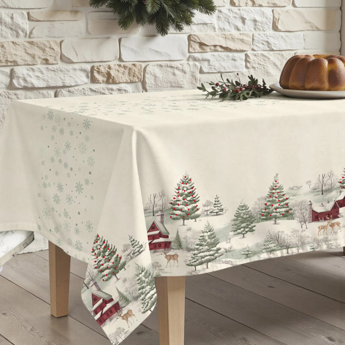 Nappe anti-taches Christmas deer cenefa 1225