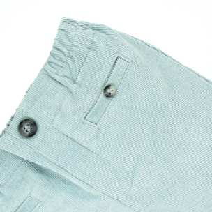 Pantalón de pana color menta