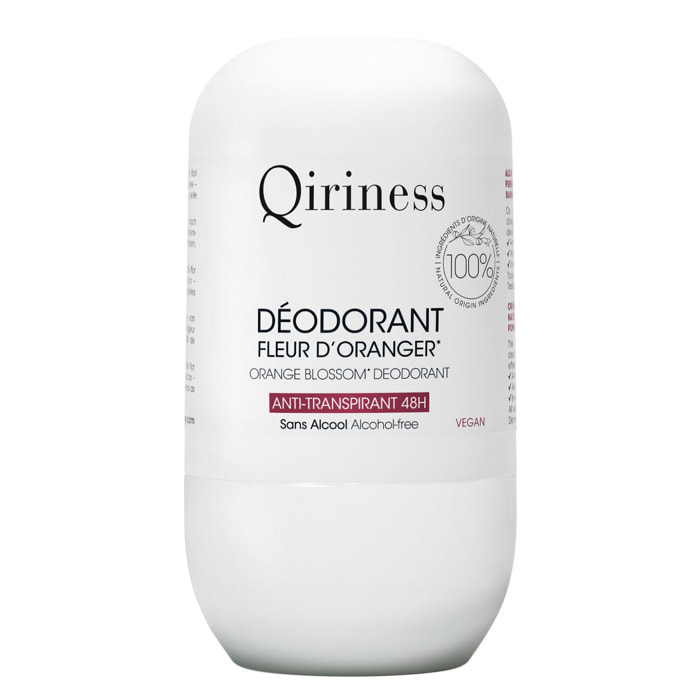 Body Qocoon - Déodorant Fleur d'Oranger Anti-Transpirant 48h 50 ml
