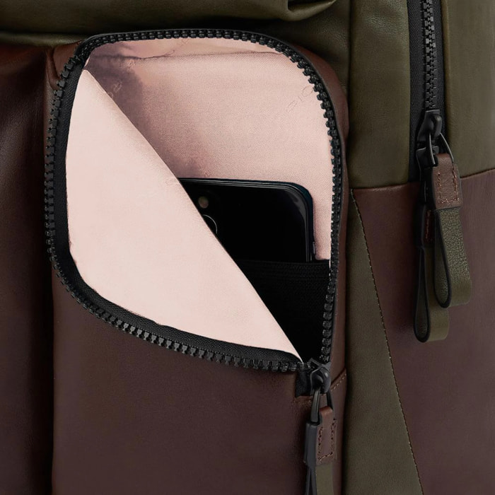Piquadro Zaino porta pc 14 con cover impermeabile