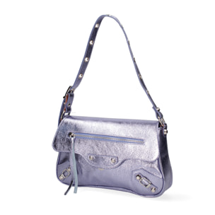 Borsa a spalla da donna In Vera pelle Made in Italy 28x15x5 cm