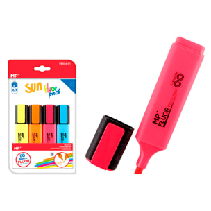 MARCADOR TEXTLINER SUN PACK 4 Uds.