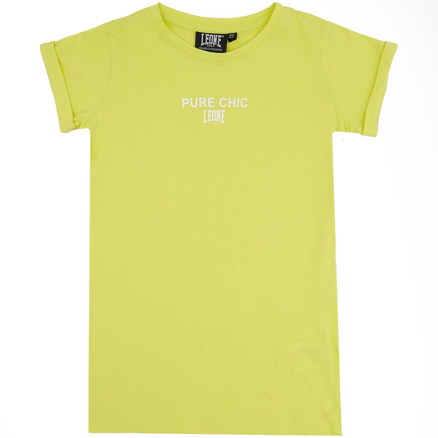 T-shirt maxi da bambina Pure Chic