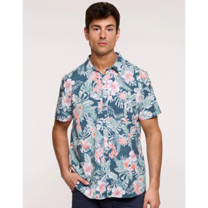 Camisa Manga Corta Azul - Hopper