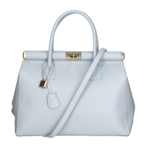 Borsa a mano da Donna Eleonora in Vera Pelle Made in Italy 26x35x16 cm