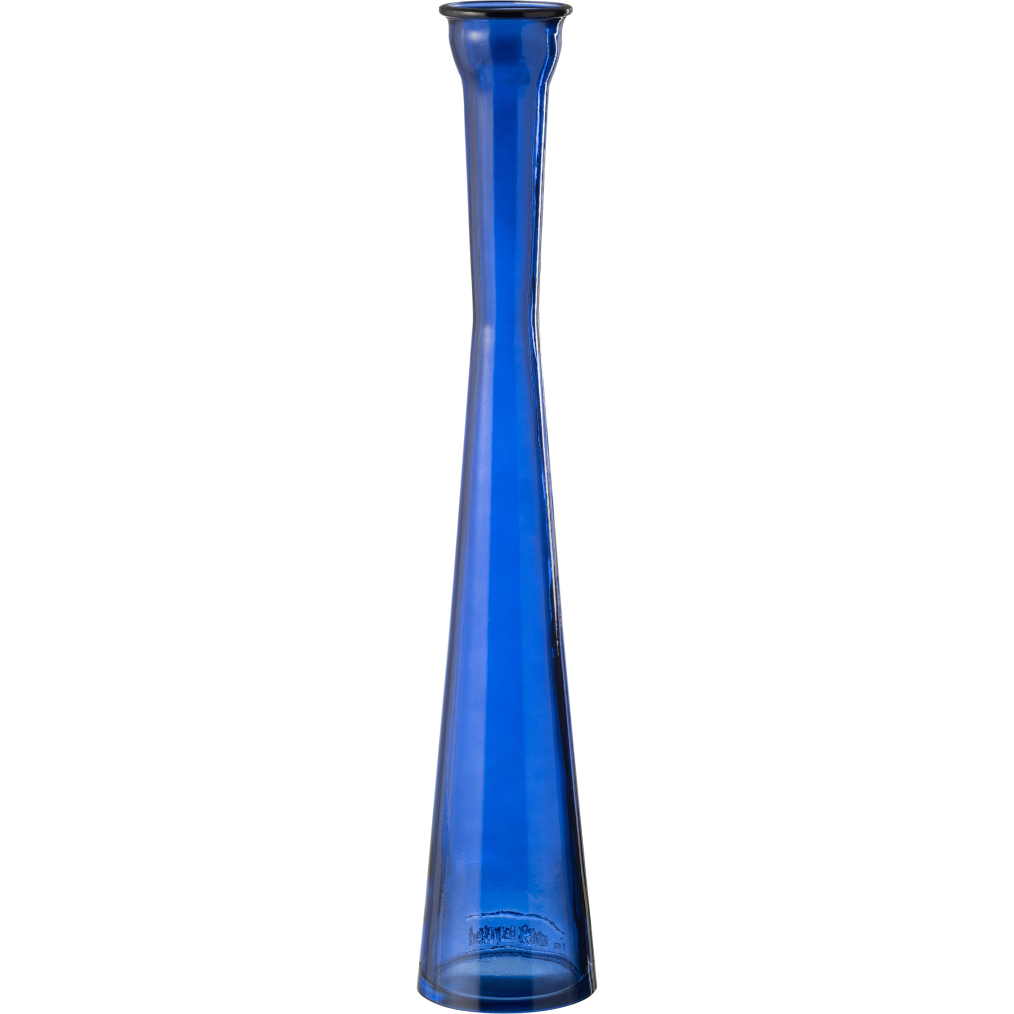 J-Line vase Tube - verre - bleu - 51 cm de hauteur