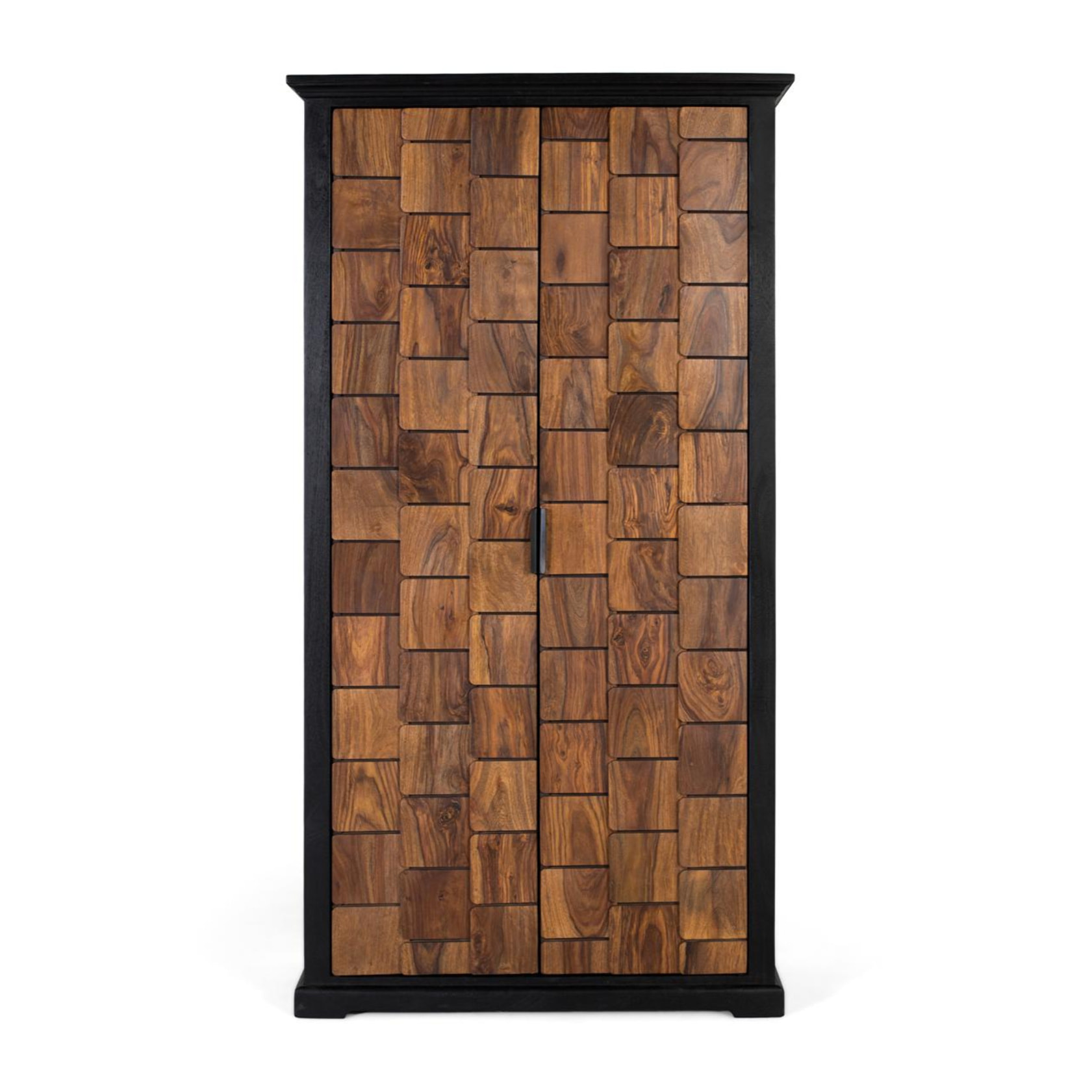 Armario de Madera de Mango, Palisandro 95 Cm Estilo Contemporaneo