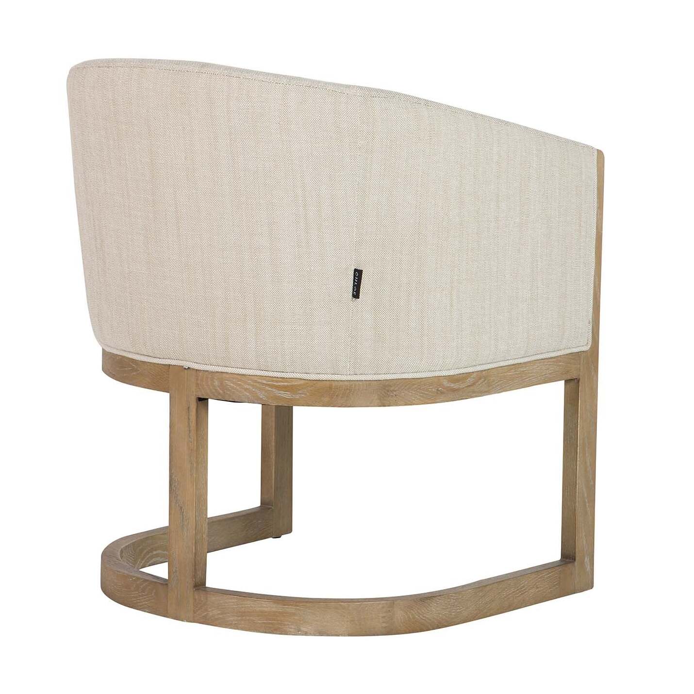 Butaca Madera Fresno Beige 62x64x78 Cm