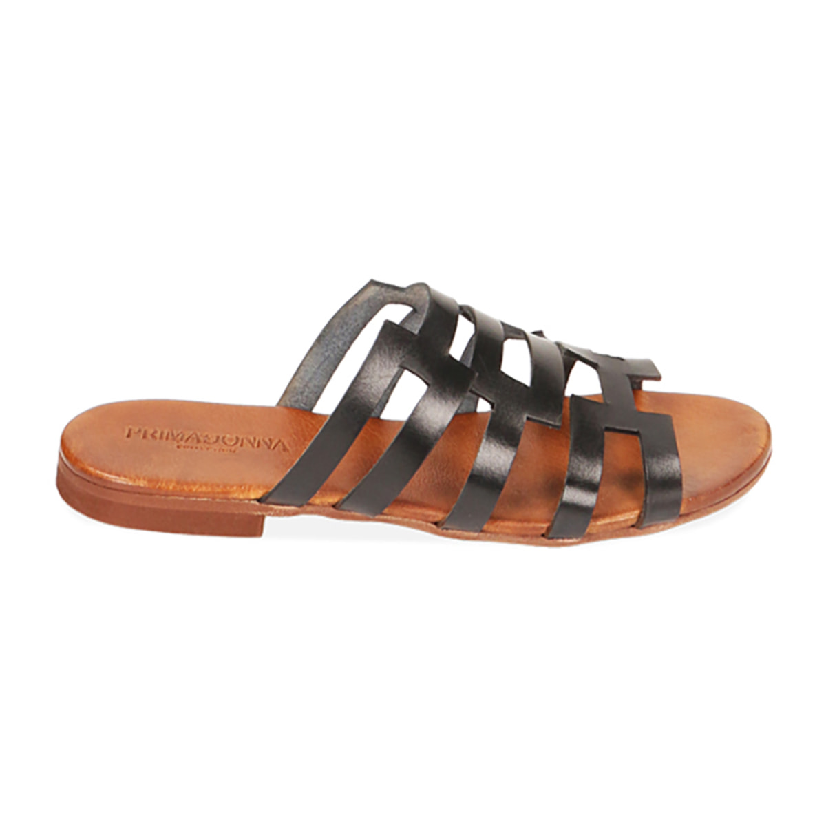 Zapatillas de piel de vacuno negras