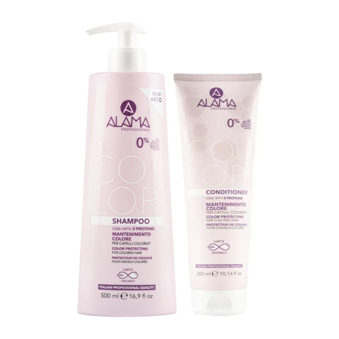 ALAMA Professional Kit Color Shampoo 500ml + Conditioner 300ml