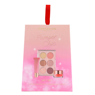 Pamper Chic - Coffret Palette Fards à Paupières + 2 Produits