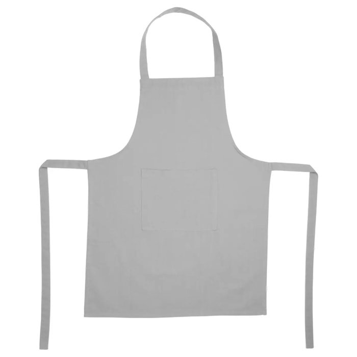 Tablier coton gris 60x80cm