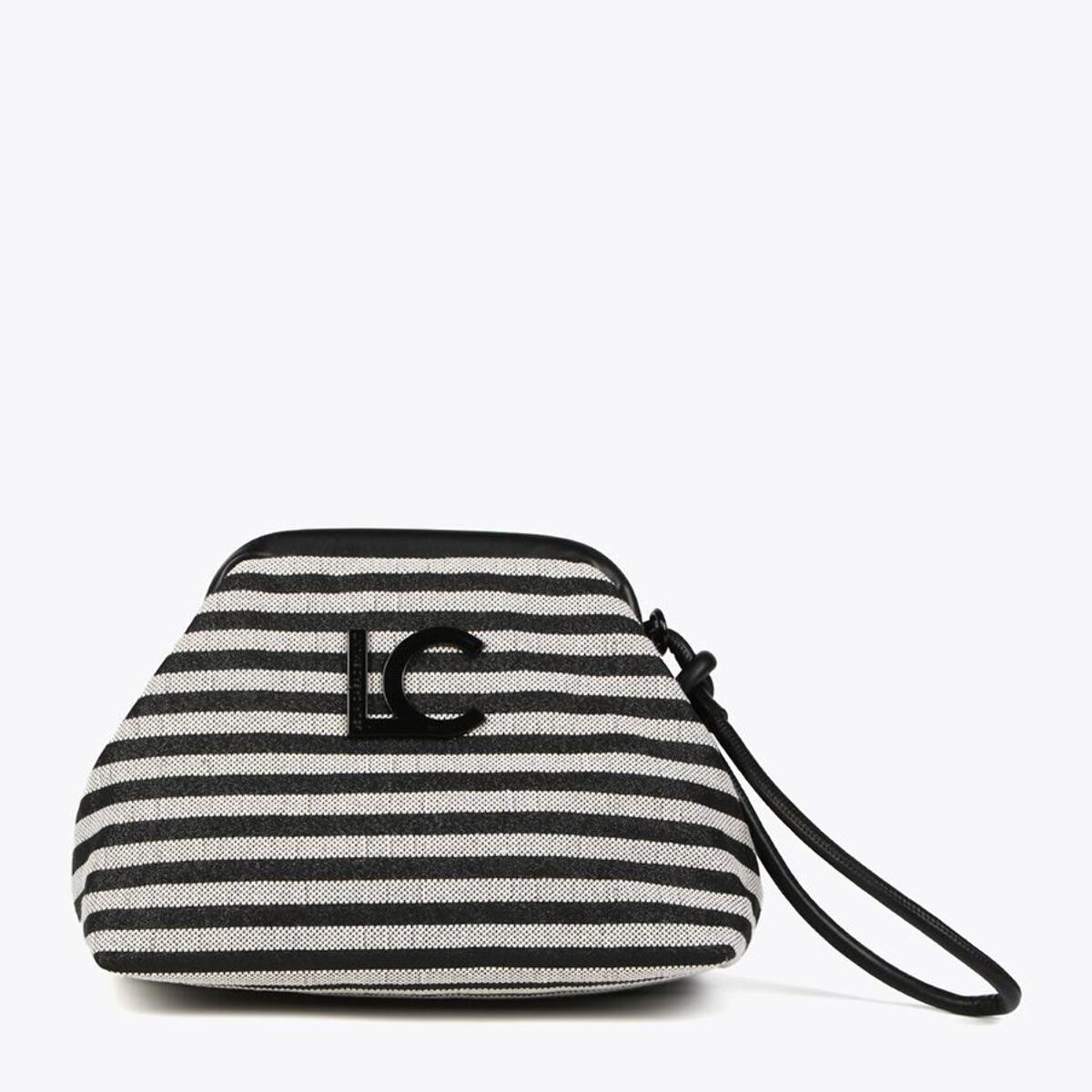 Borsa a mano a righe